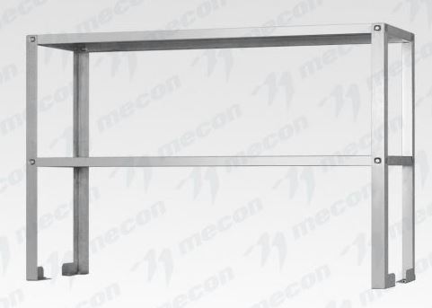 Полка-надстройка настольная ПННн - 1200*400*800 "Norma Inox", нерж., 2 уровня