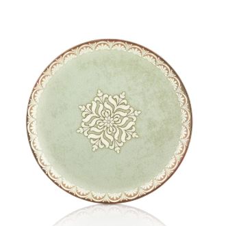Тарелка круглая d=21 cм,фарфор,серия "ROME",By Bone
