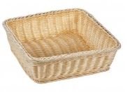 Корзинка 29х29х9см квадратная пласт.бежевая [Beige 3012]