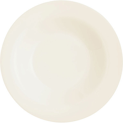 Тарелка глубокая «Интэнсити»; зеникс; 250мл; D=220, H=36мм; белый