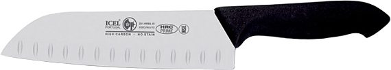 Нож японский 18 см, с бороздками черный HORECA PRIME 56122