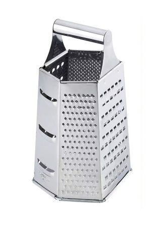 Терка 6-ти гранная 23 см. нерж. MGsteel