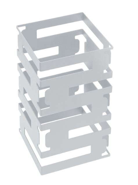 Подставка-куб фуршетная 150х150х255 мм серебро Luxstahl