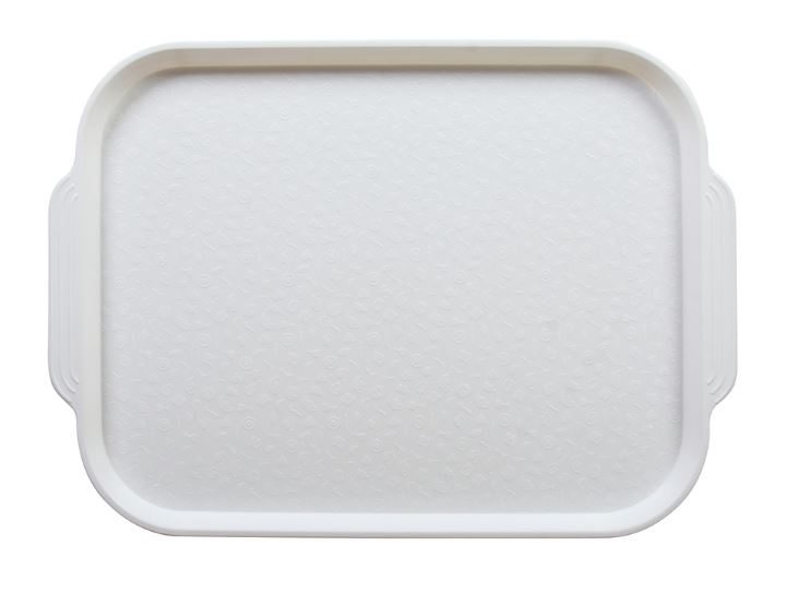 Поднос столовый 450х355 мм с ручками белый [WHITE SW902]