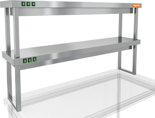 Полка тепловая двухъярусная HICOLD TP2-14/3