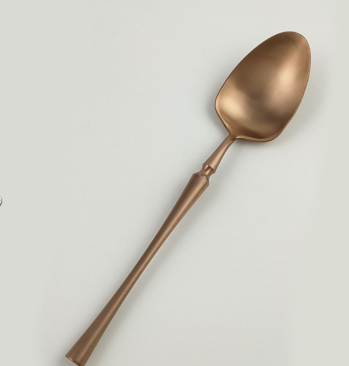 Ложка чайная ,PVD покрытие,медный матовый цвет,серия "1920-Copper" P.L.