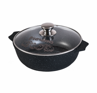 Жаровня АП 2,4л ГРАНИТ black - 32802