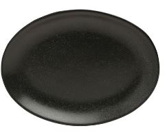 Блюдо овальное 18х14 см фарфор цвет черный Seasons