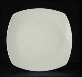 Тарелка квадратная 8'' (200мм)[ivory LQ-QD0128В]