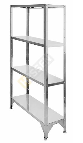 Стеллаж со сплошными полками HESSEN С-900*500*1800 см оц