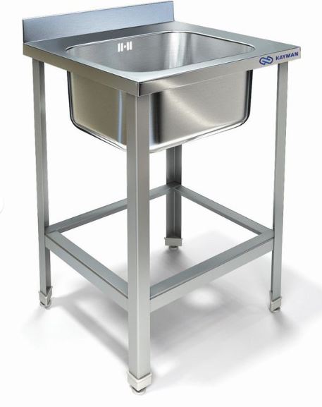 Ванна моечная цельнотянутая KAYMAN ВМЦ-411/67