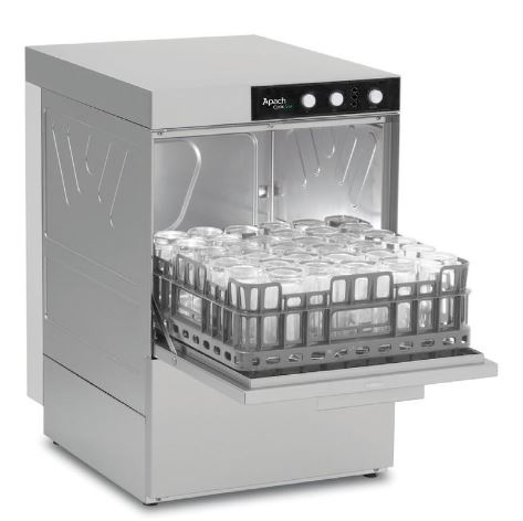 Машина стаканомоечная APACH AFTRD400 DDP (409185) ФРОНТАЛЬНАЯ