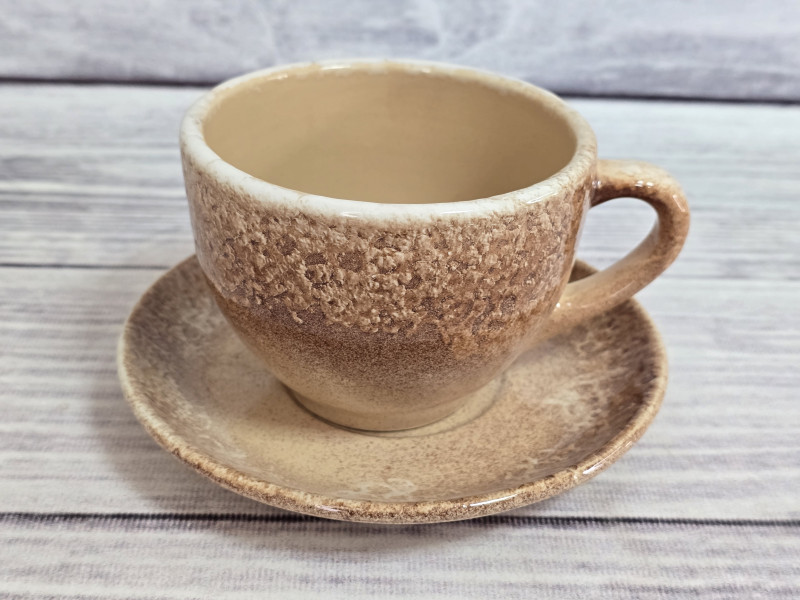 Чашка raffinato с блюдцем выс 8, d=15 см, 0,25 л