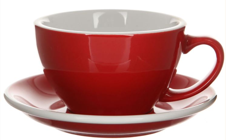 Кофейная пара Loveramics Egg 300 ml красная