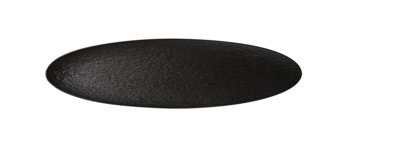 Блюдо овальное 17'' 430х115мм, черный "Corone Grafica"
