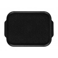Поднос столовый 450х355 с ручками черный [BLACK SB-101]