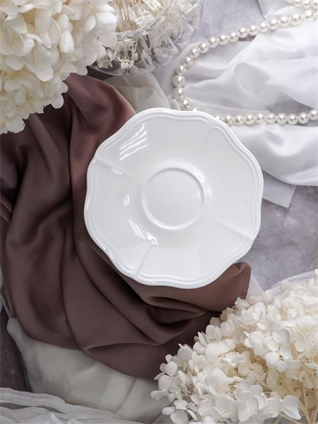 Блюдце d 16 см h 2,2 см, фарфор, Grazia