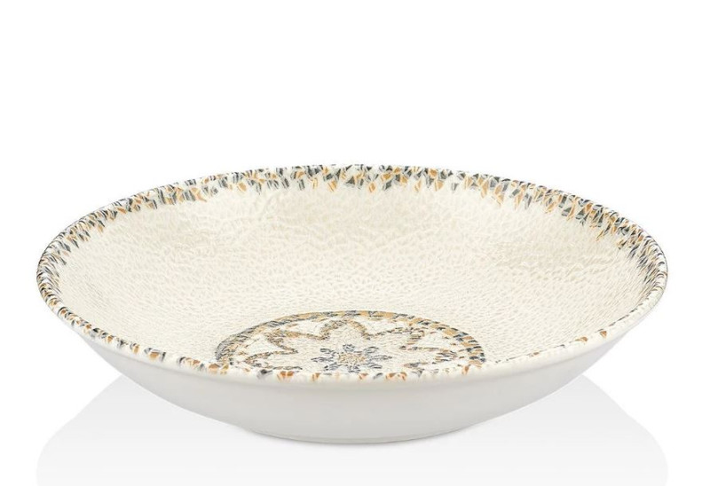 Салатник d=23 cм,1000 мл.фарфор,серия "TESSERA",By Bone