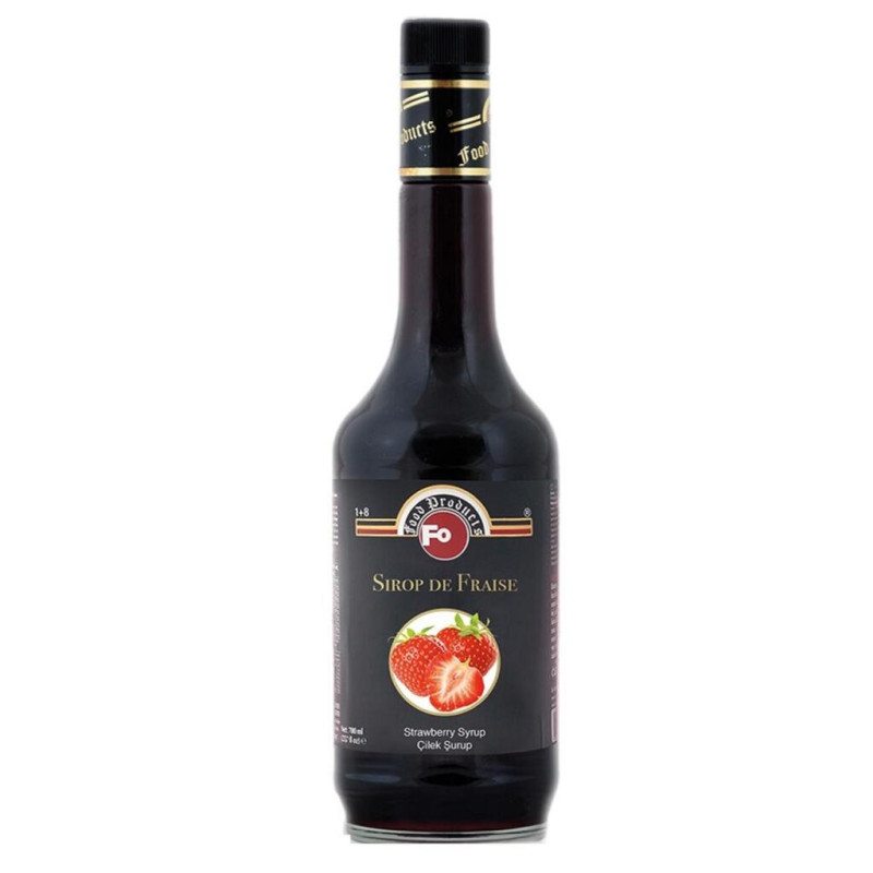 Сироп Клубника садовая 50% фруктов (STRAWBERRY FRUITED SYRUP) 0,7л.