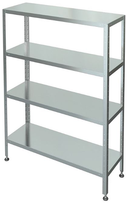Стеллаж с 5-ю сплошными полками МХМ С-5-0,6/1,2/2,0