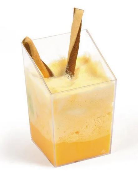 Фуршетный пластик 85 мл, 4,7*4,7*7 см, 12 шт/уп