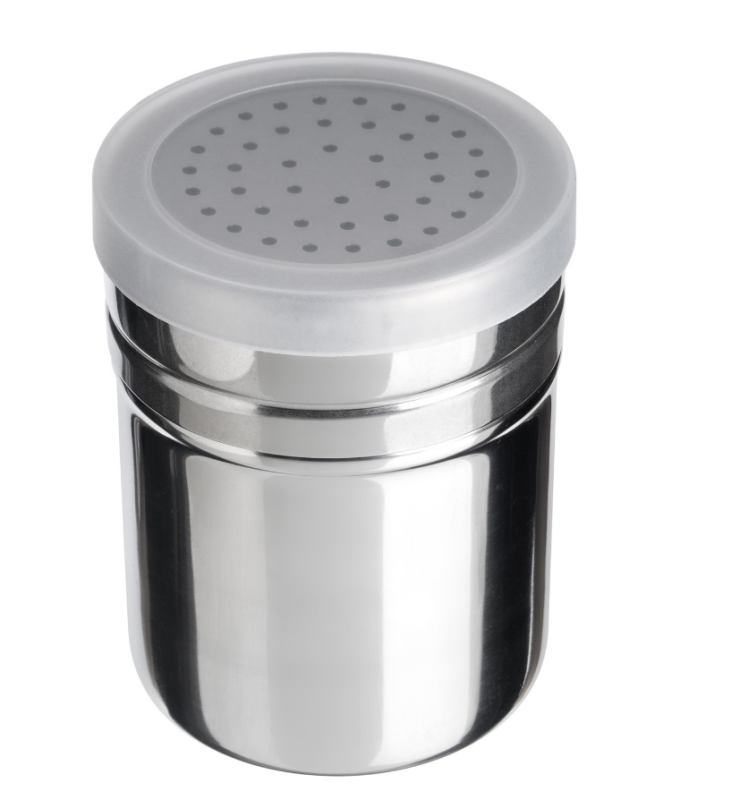 Емкость для сыпучих прод. 0,3 л. с мелк. отверст. нерж. MGprof