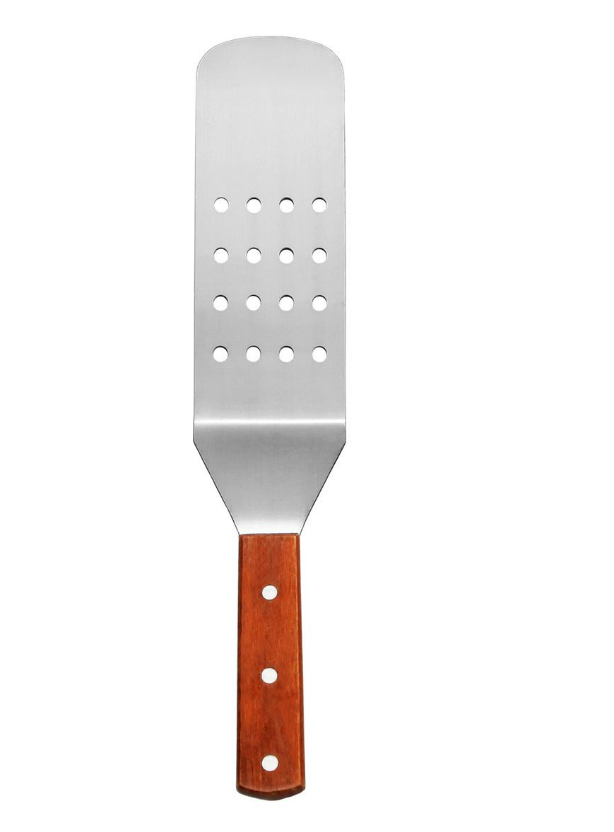 Лопатка перфорированная 20 см,деревянная ручка P.L. Proff Cuisine