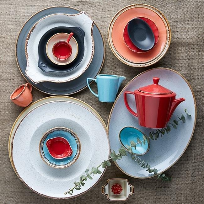 Чайник 500 мл фарфор цвет серый Seasons