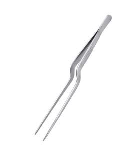 Щипцы (пинцет) 16 см. изогнутые нерж. MGsteel