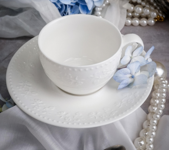 Блюдце d 16,1 см h 2,2 см, фарфор, Primavera (для CDF PR14, CDF PR15)