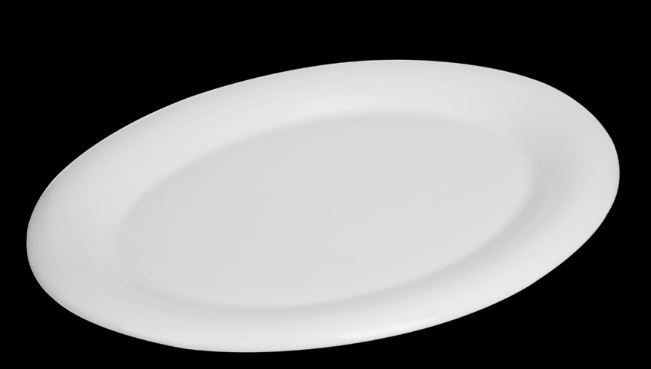 БЛЮДО овальное с полями 12''х9,75'' 300х250мм[JX73