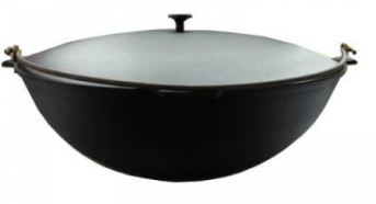 Казан чугун 10л с дужкой алюм/кр - к101д-пк