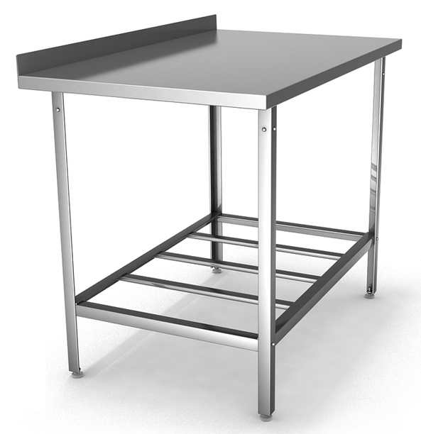 Стол пристенный HESSEN СПП 9/6-нерж.