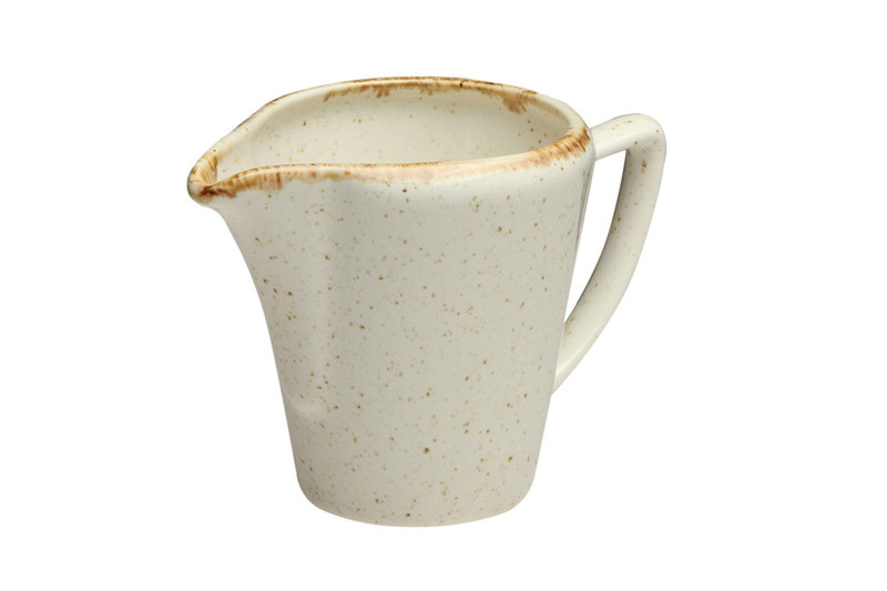 Молочник 150 мл фарфор цвет бежевый