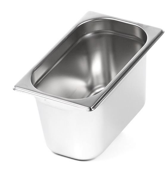 Гастроемкость Luxstahl 1/4х6'' 265х164х150 толщ. 0,6 мм.