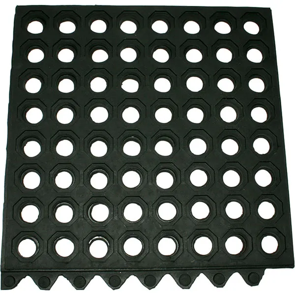 Коврик напольный; резина; ,L=91,5,B=91,5см; черный