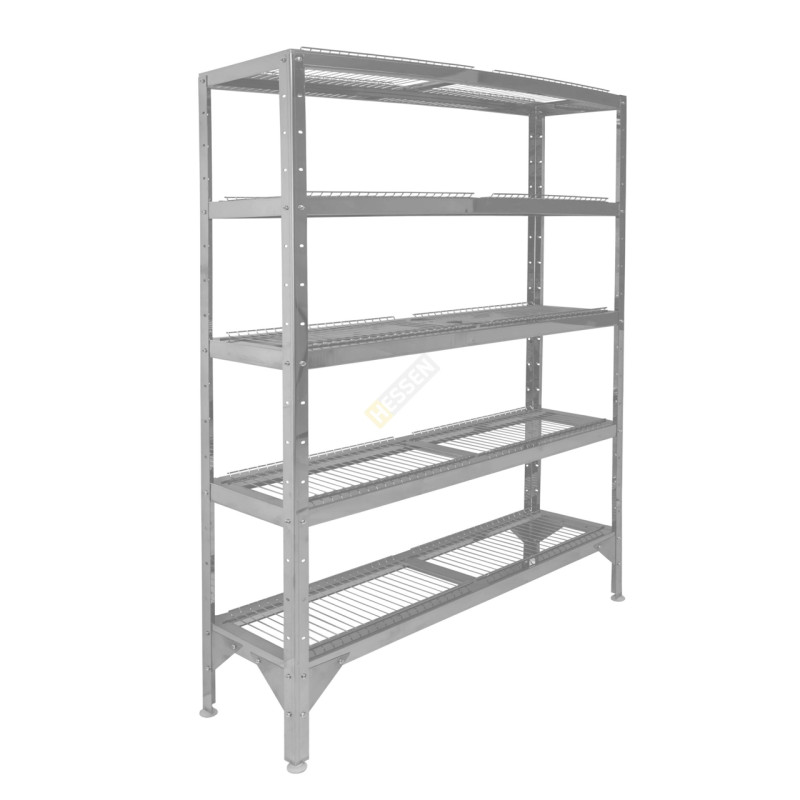 Стеллаж для сушки посуды HESSEN СР-1,6×6/5 (под стаканы) нерж