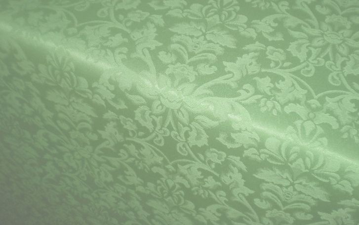 Скатерть 1,45х1,45м ЖУРАВИНКА светло зеленая цветок [1472/380302]