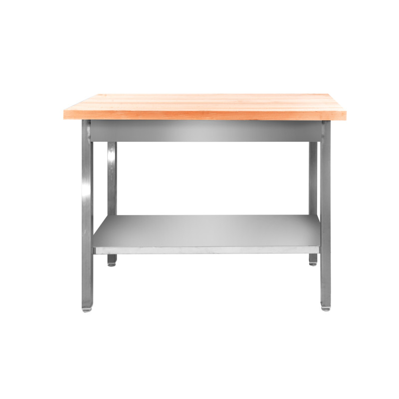 Стол кондитерский HESSEN СКПТ 15/8 нерж, обвязка с 3-х сторон