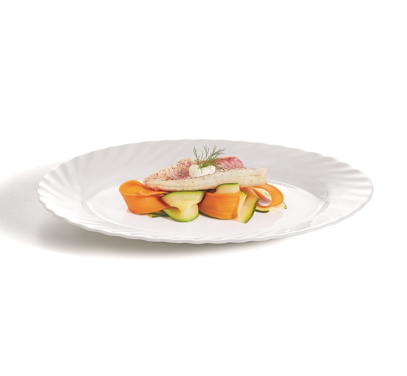 Блюдо овальное 290*220 мм. h=20 мм. Трианон /4/16/1152/ [D6891]