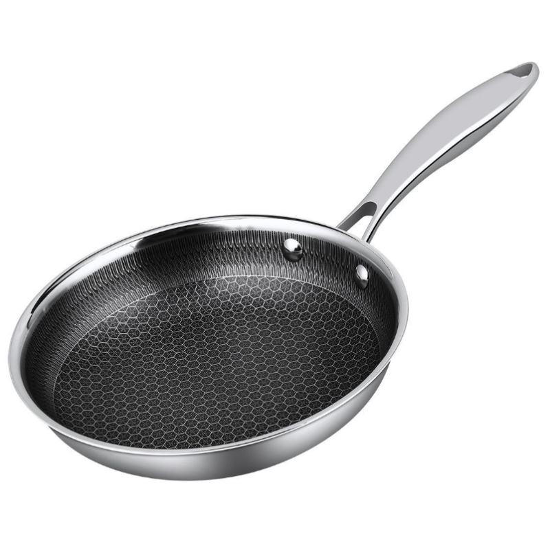 Сковорода d=30 см, h=4.5cм, "Honeycombs", нерж. 3-х слойная, Индукция, P.L. - ProffCuisine