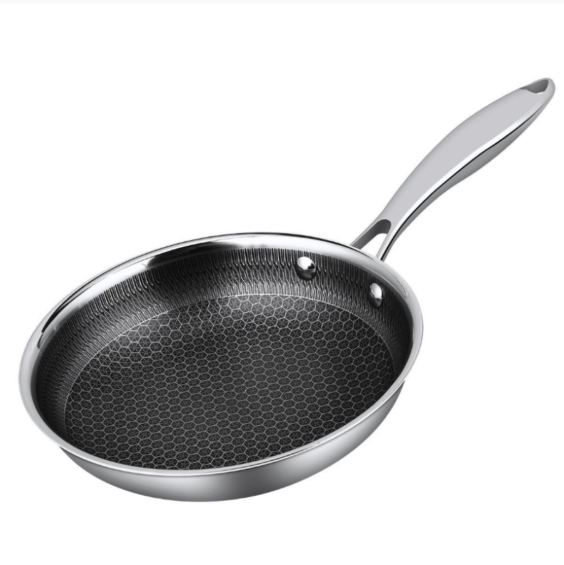 Сковорода d=28 см, h=4.5cм, "Honeycombs", нерж. 3-х слойная, Индукция, P.L. - ProffCuisine