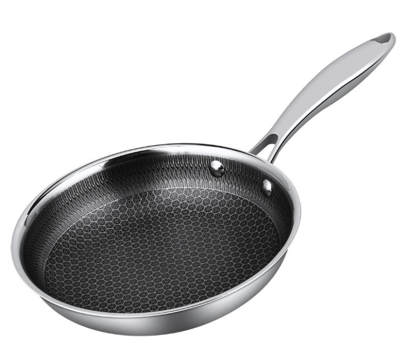 Сковорода d=26 см, h=4.5cм, "Honeycombs", нерж. 3-х слойная. Индукция, P.L. - ProffCuisine