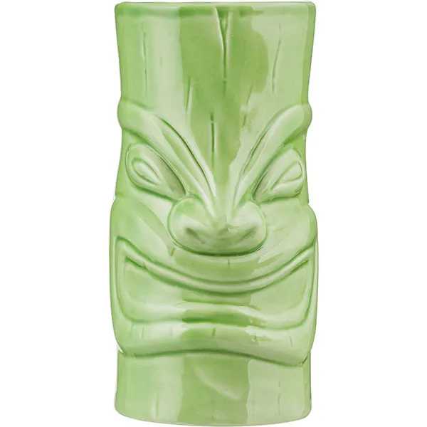 Стакан д/коктейлей «Тики»; керамика; 350мл; D=79,H=148мм; зелен.