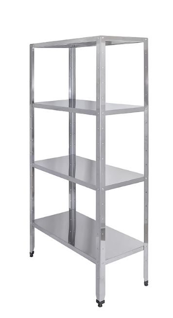 Стеллаж кухонный Luxstahl СР-1800х900х600/4 нерж