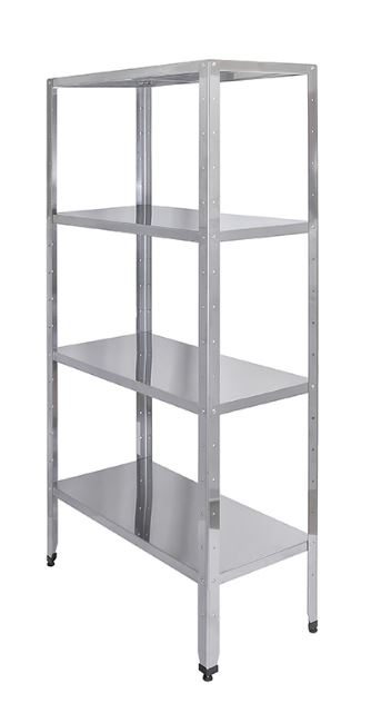 Стеллаж кухонный Luxstahl СР-1800х600х600/4 нерж