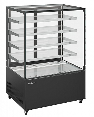 Витрина кондитерская CARBOMA KC71-150 VV 0,6-1 COSMO (RAl 9005)