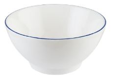 Салатник d=140 мм. 450 мл. h=65 мм. (тарелка подст.70714) Ретро синий край /1/12/