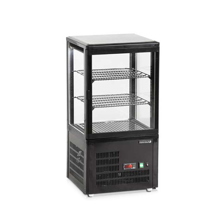 Витрина холодильная настольная кондитерская TEFCOLD UPD60 BLACK черная