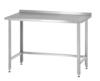 Стол производственный СПРн - 800*400*860 "Norma Inox", борт (полка-обвязка разборная; ножка угловая)